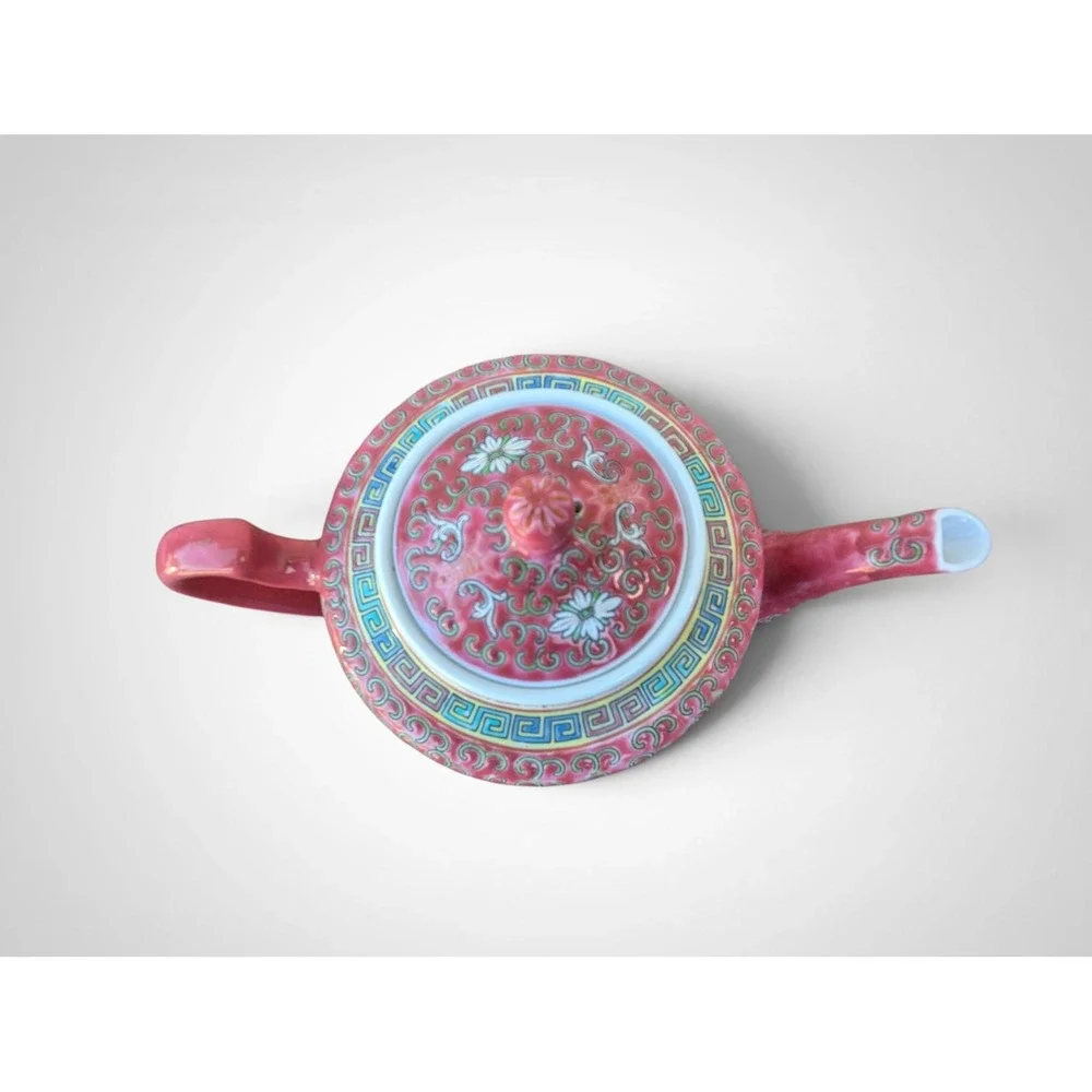 Famille Rose Style Tea Service